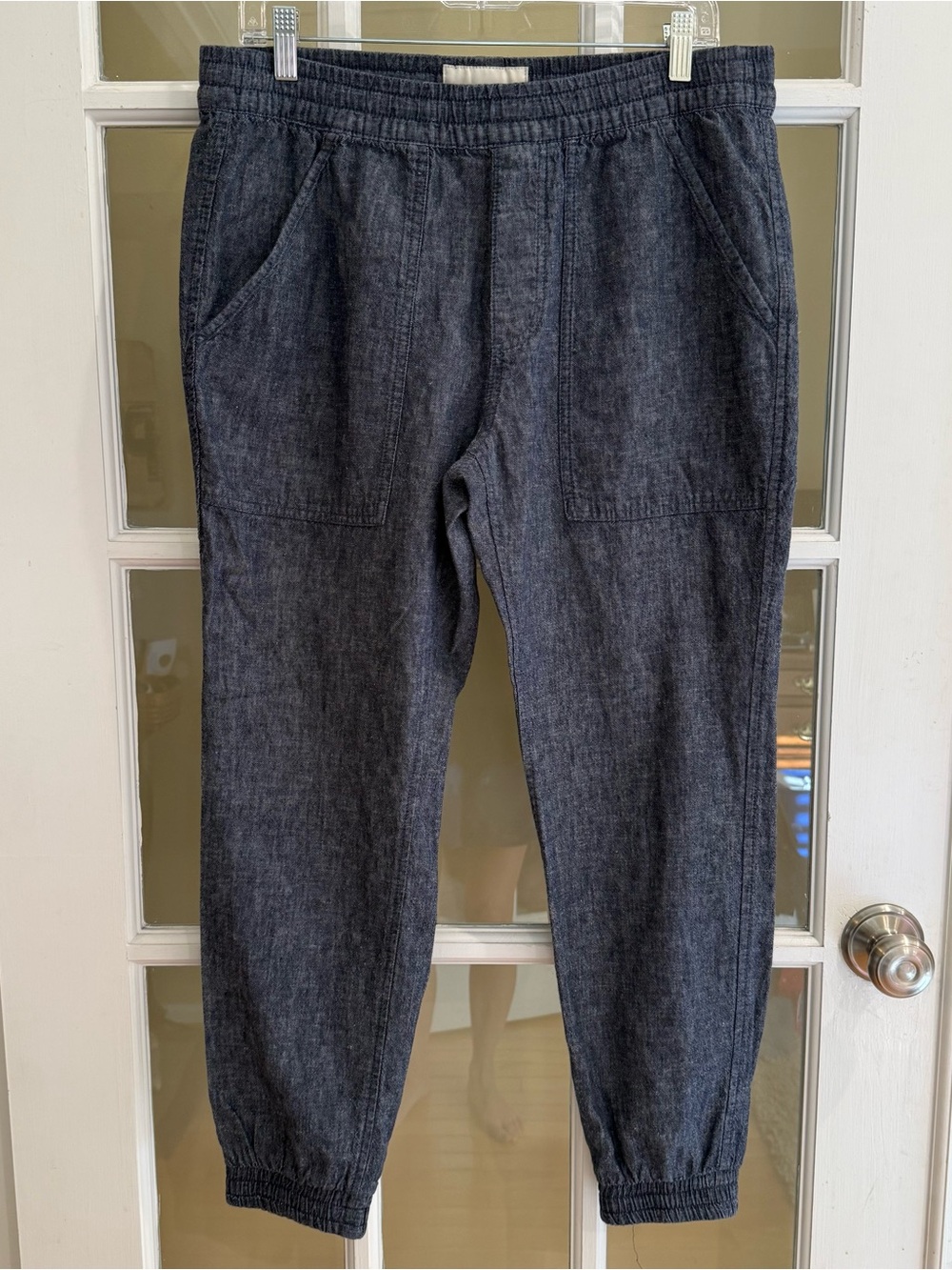 Sun + Stone Linen Blend Pants Casual Athleisure Jogger Beach Summer Boho Men M